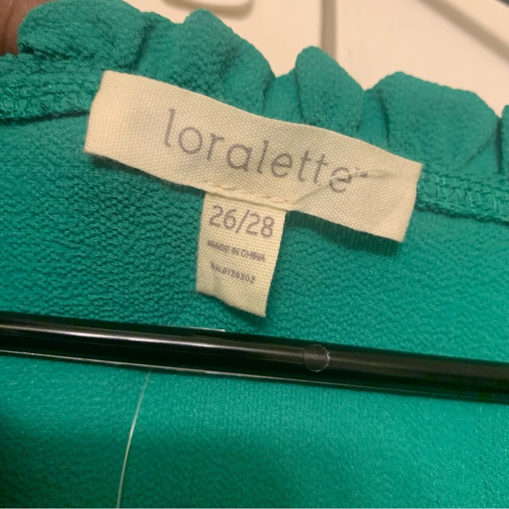 Loralette Happy Teir Jade Green Dress Size 26/28 - Picture 5 of 10
